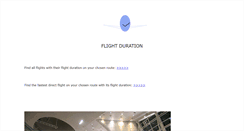 Desktop Screenshot of flight-duration.com