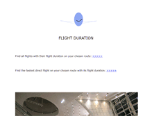 Tablet Screenshot of flight-duration.com